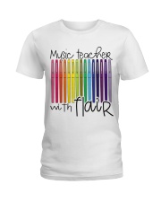 MUSIC TEACHER WITH FLAIR Ladies T-Shirt thumbnail