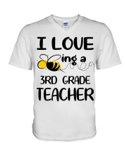 BEING 3RD GRADE TEACHER V-Neck T-Shirt thumbnail