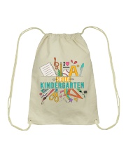 HELLO KINDERGARTEN Drawstring Bag tile