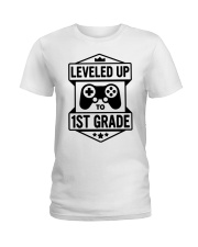1ST GRADE - LEVELED UP TO Ladies T-Shirt tile