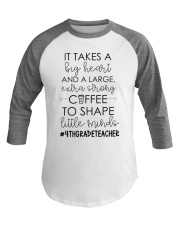 4TH GRADE TEACHER Baseball Tee tile