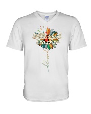 MIDDLE SCHOOL TEACHER V-Neck T-Shirt tile