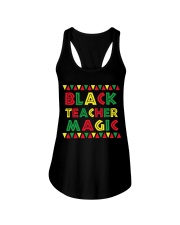 Black Teacher Magic Ladies Flowy Tank tile
