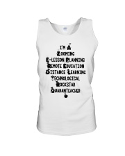 I AM A ROCKSTAR QUARANTEACHER Unisex Tank tile