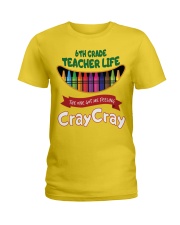 6TH GRADE TEACHER Ladies T-Shirt tile