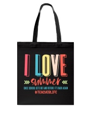 I LOVE SUMMER Tote Bag tile