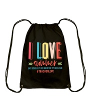 I LOVE SUMMER Drawstring Bag tile