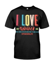 I LOVE SUMMER Classic T-Shirt front