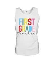 1st Grade Teacher Unisex Tank tile