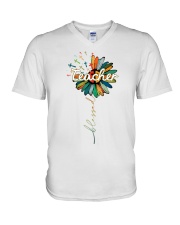 TEACHER V-Neck T-Shirt tile