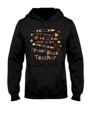 Proud Black Teacher Hooded Sweatshirt tile