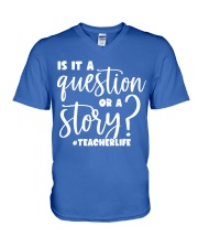 TEACHER LIFE V-Neck T-Shirt tile