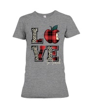LOVE TO TEACH Premium Fit Ladies Tee tile