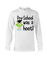 PRESCHOOL WAS A HOOT Long Sleeve Tee tile