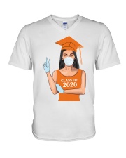 ORANGE - NOTHING CAN STOP ME V-Neck T-Shirt tile