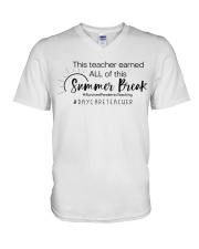 DAYCARE TEACHER V-Neck T-Shirt tile