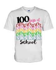 100 DAYS OF SK SCHOOL V-Neck T-Shirt thumbnail