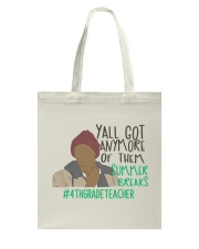 4TH GRADE TEACHER Tote Bag tile