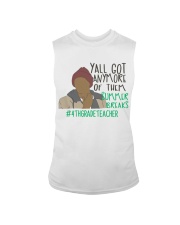 4TH GRADE TEACHER Sleeveless Tee tile