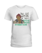 4TH GRADE TEACHER Ladies T-Shirt tile