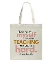 TEACHER Tote Bag tile