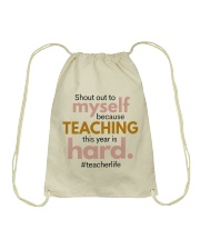 TEACHER Drawstring Bag tile