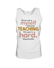TEACHER Unisex Tank tile