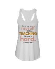 TEACHER Ladies Flowy Tank tile