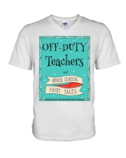 SPED TEACHER 2022 V-Neck T-Shirt tile