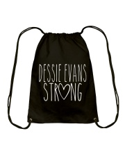DESSIE EVANS STRONG Drawstring Bag tile