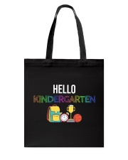 HELLO KINDERGARTEN Tote Bag tile