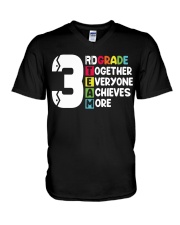 3RD GRADE V-Neck T-Shirt tile