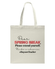 DAYCARE TEACHER Tote Bag tile
