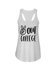 PEACE OUT COLLEGE Ladies Flowy Tank tile