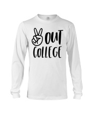 PEACE OUT COLLEGE Long Sleeve Tee tile