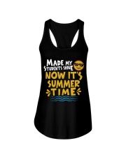 MADE MY STUDENTS SHINE - NOW IT'S SUMMER TIME Ladies Flowy Tank tile
