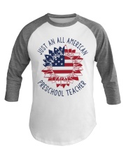 PRESCHOOL TEACHER Baseball Tee tile