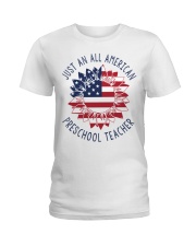 PRESCHOOL TEACHER Ladies T-Shirt tile