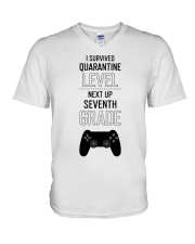 7TH GRADE V-Neck T-Shirt tile