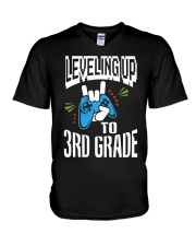 3RD GRADE V-Neck T-Shirt tile