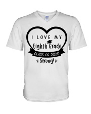 8TH GRADE V-Neck T-Shirt tile