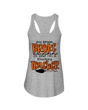 READING TEACHER Ladies Flowy Tank tile