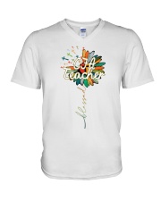 CFA TEACHER V-Neck T-Shirt tile