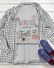 KINDERGARTEN TEACHER Classic T-Shirt apparel-classic-tshirt-lifestyle-front-218