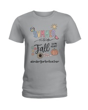 KINDERGARTEN TEACHER Ladies T-Shirt tile