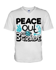 3RD GRADE V-Neck T-Shirt tile