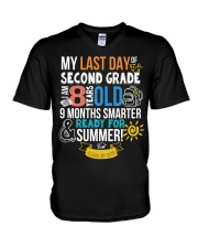 2ND GRADE V-Neck T-Shirt tile