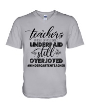 Kindergarten Teacher V-Neck T-Shirt tile