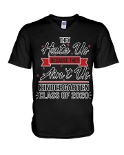 KINDERGARTEN CLASS OF 2020 V-Neck T-Shirt tile