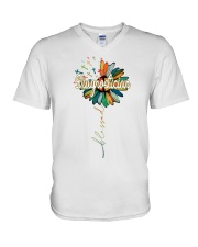 DIAGNOSTICIAN V-Neck T-Shirt tile